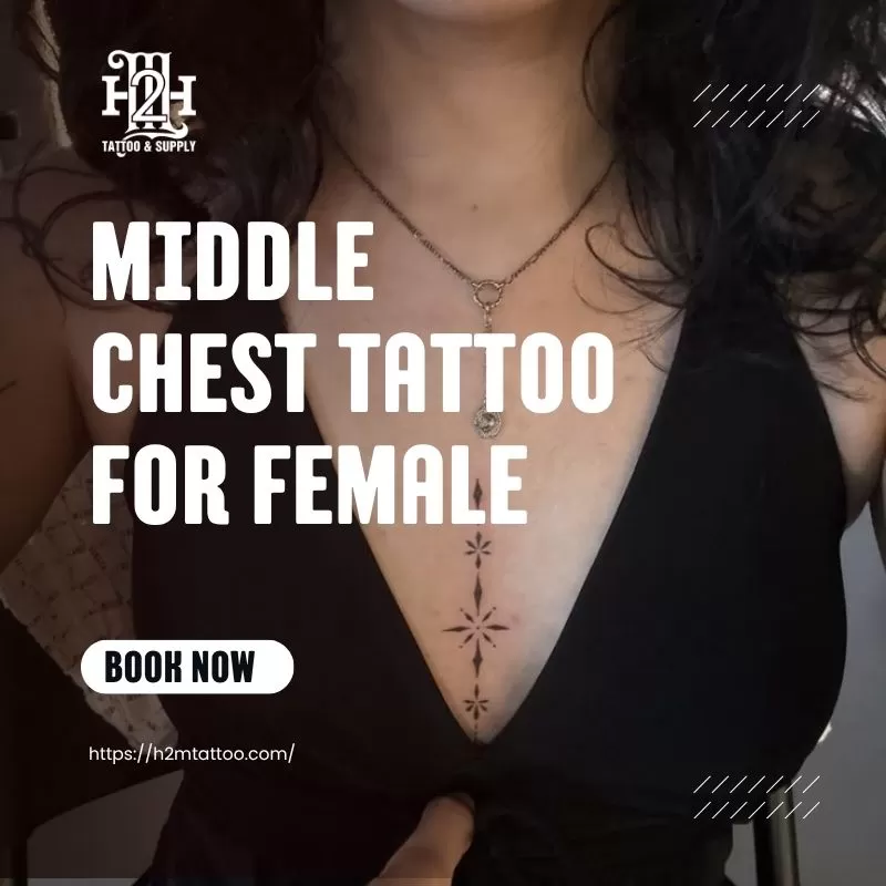 35+ Mẫu Hình Xăm Giữa Ngực Nữ Được Yêu Thích